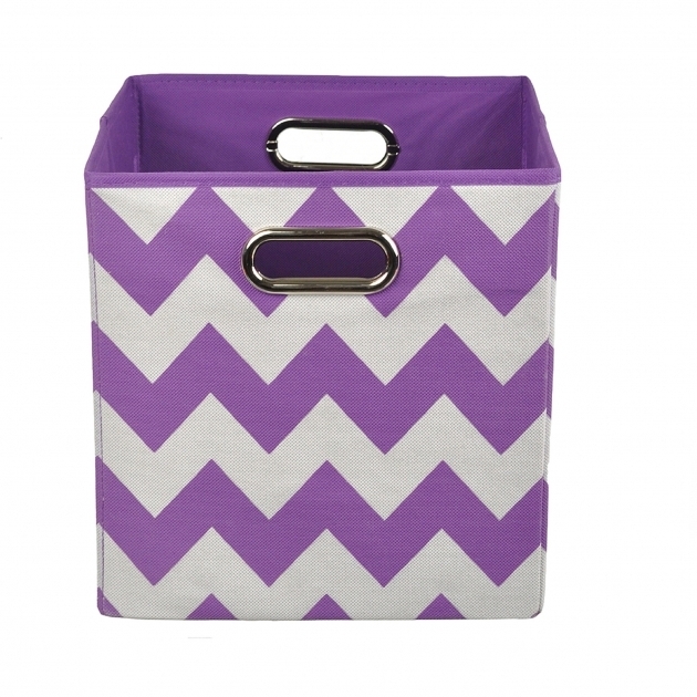 Amazing Modern Littles Color Pop Folding Storage Bin Purple Chevron Purple Storage Bins