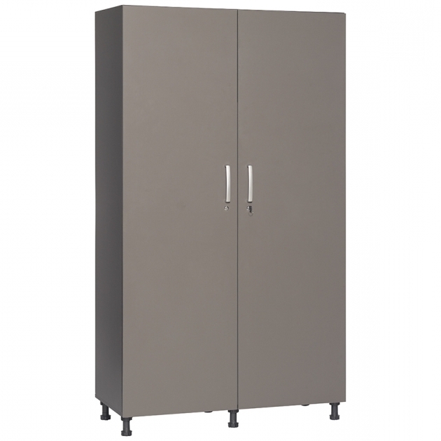 Inspiring Shop Garage Cabinets Storage Systems At Lowes Metal Storage Cabinet With Lock