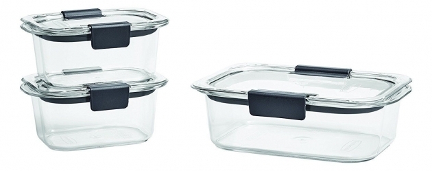Outstanding Rubbermaid Brilliance Food Storage Containers Bpa Free Plastic 7 Rubbermaid Brilliance Food Storage Container Large 9.6 Cup Clear