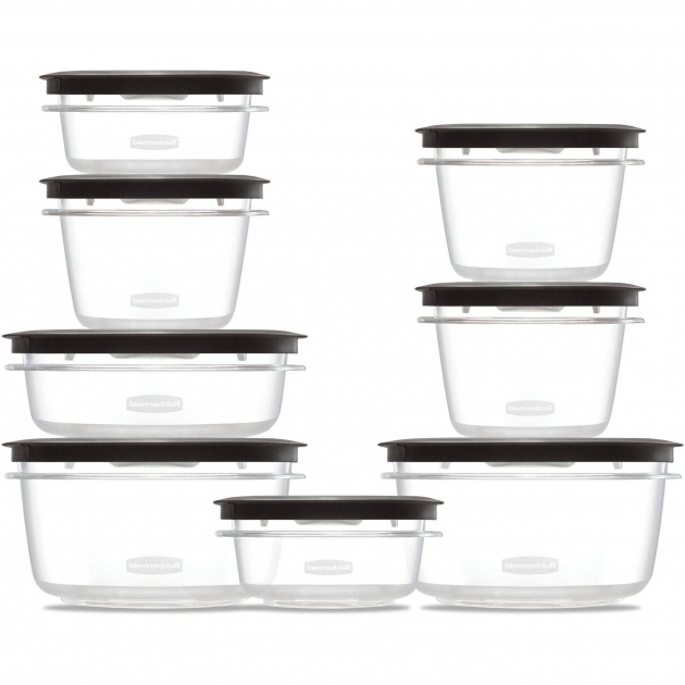 Stylish Rubbermaid Containers Rubbermaid Brilliance Food Storage Container Large 9.6 Cup Clear