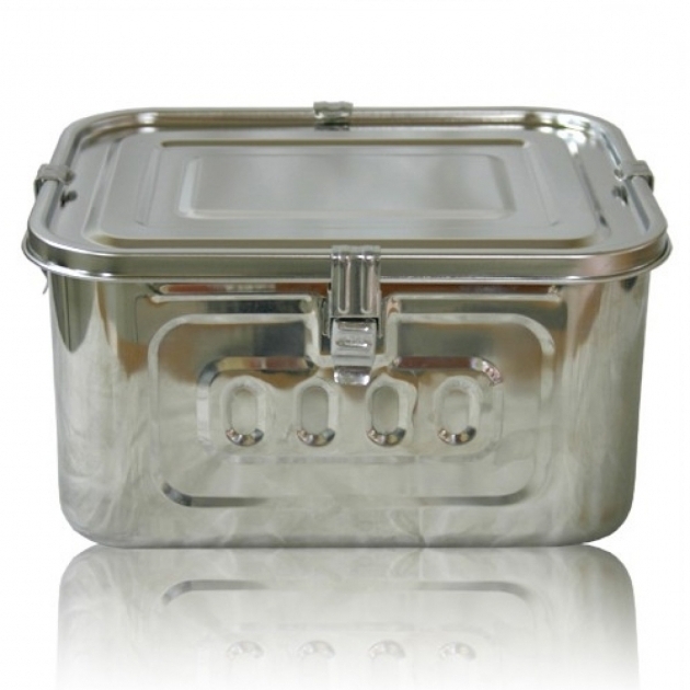 Awesome Steel Airtight Watertight Rectangular Storage Container 2 L Weather Tight Storage Containers