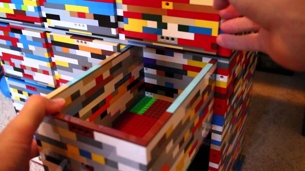 Best Lego Storage Container Made From Legos Youtube Lego Storage Containers