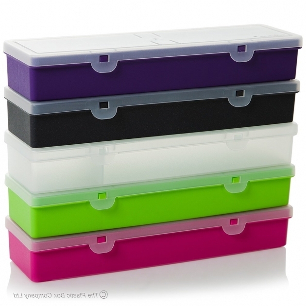 Inspiring 30cm 2 Long Compartment Division Organiser Storage Box Long Plastic Storage Bins