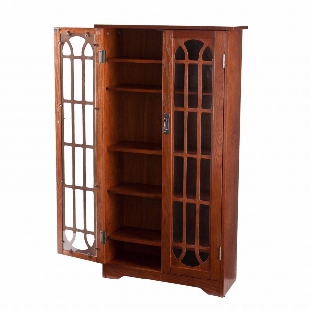 Remarkable Cd Media Storage Cabinet With Glass Doors Creative Cabinets Blu Ray Storage Cabinet