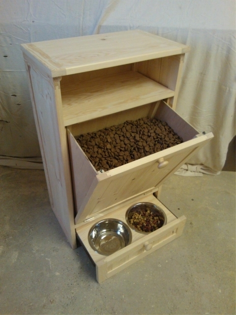 Stunning Pet Food Cabinet Storage Organizer Dog Cat Feeding Station Unit Pet Food Storage Cabinet