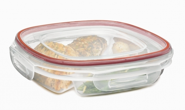 Stylish Rubbermaid Storage Box Picture Divided Food Storage Containers