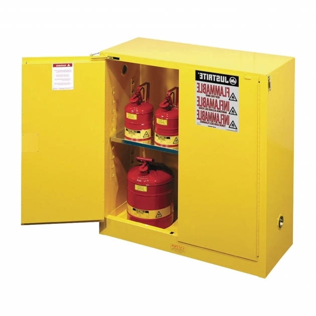 Best Justrite Safety Cabinet 30 Gallon Self Closing Door Model Fuel Storage Cabinet