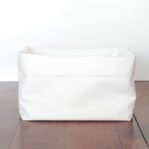 White Fabric Storage Bins White Fabric Storage Bins