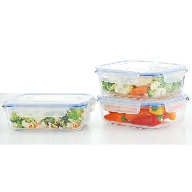 Incredible Kinetic Go Green Glasslock Elements 3 Piece Food Storage Container Glasslock Food Storage Container Sets