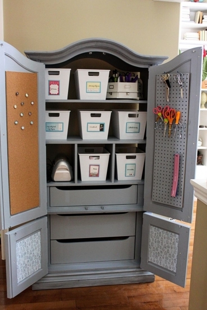 Outstanding 25 Best Ideas About Craft Armoire On Pinterest Craft Cupboard Scrapbooking Storage Cabinet