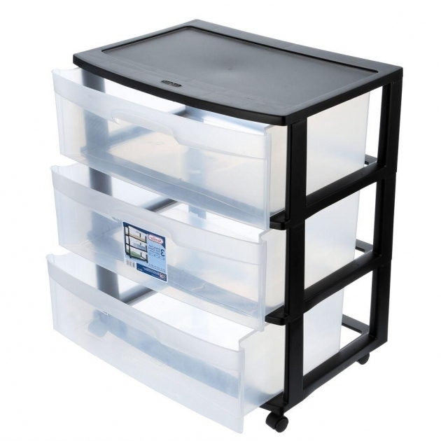 Awesome Sterilite 2188 In 3 Drawer Wide Cart 1 Pack 29309001 The Plastic Storage Bins With Drawers
