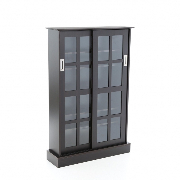 Marvelous Cd Media Storage Cabinet With Glass Doors Creative Cabinets Blu Ray Storage Cabinet
