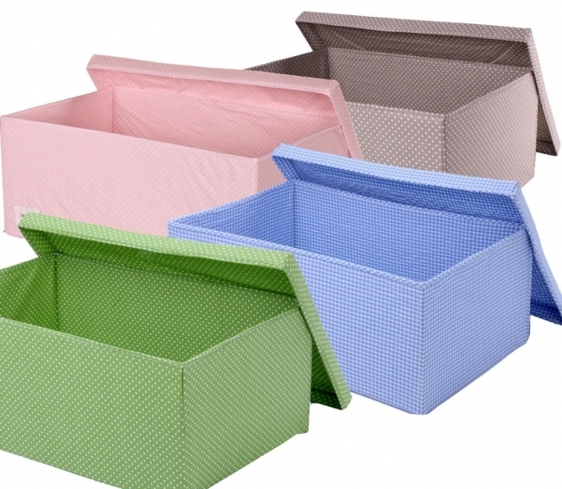 Picture of Fabric Storage Boxes Crafthubs Collapsible Canvas Storage Bins