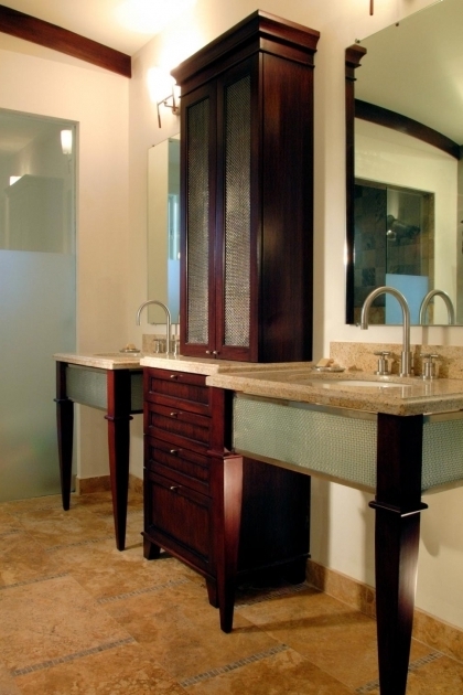Alluring 18 Savvy Bathroom Vanity Storage Ideas Hgtv Bathroom Countertop Storage Cabinets