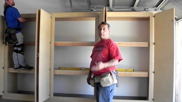 Alluring Mannys Organization Station Herculean Garage Storage Cabinetshow How To Build Storage Cabinets